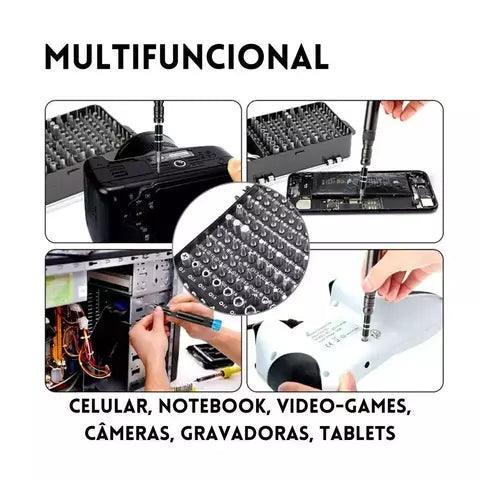 Kit 115 Peças  Mini Chaves de Precisão Para Celular Notebook Tablet