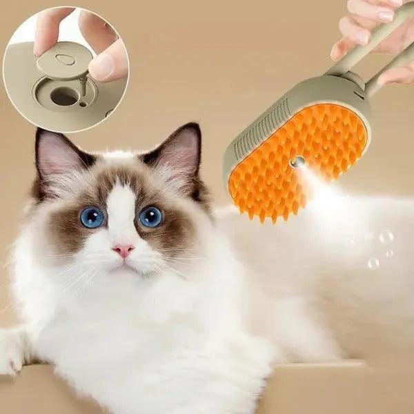 Escova de Limpeza Elétrica Para Pets com Umidificador