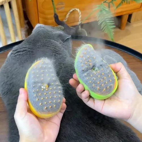 Escova de Limpeza Elétrica Para Pets com Umidificador