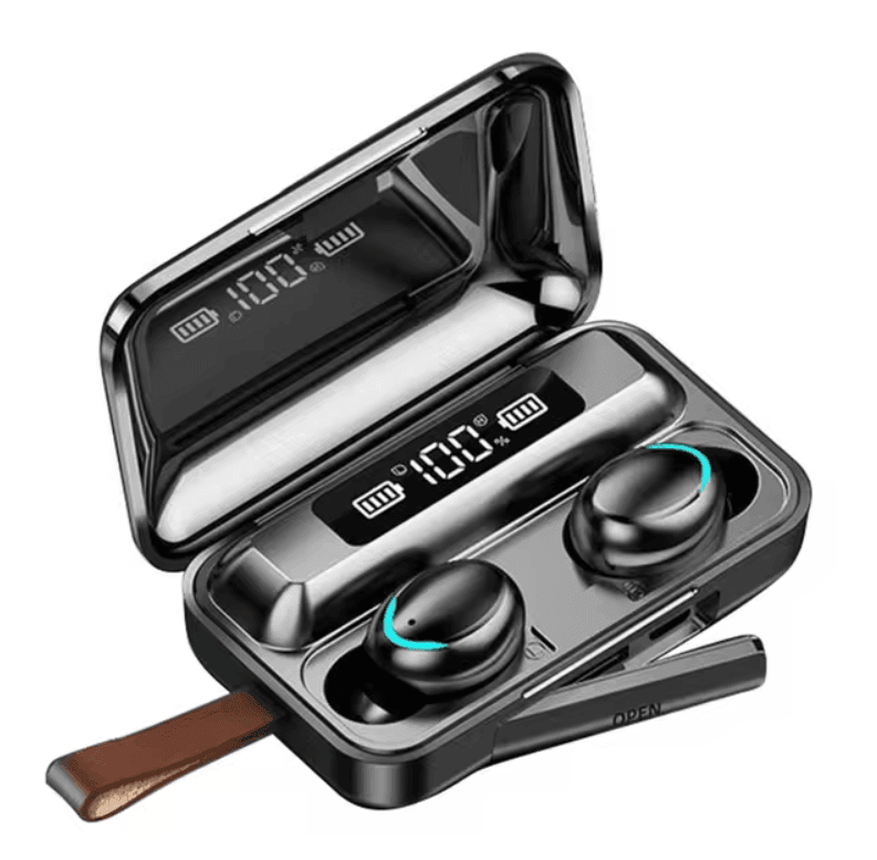 Fone De Ouvido Sem Fio F9-5 Com Display Led Power Bank