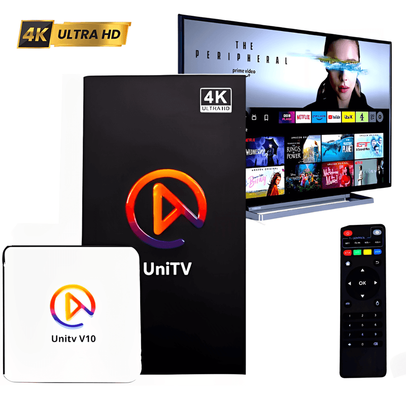 UNITV v10 Tv box Com Tudo Liberado Aparelho Sem Mensalidade Completo e Vitalício