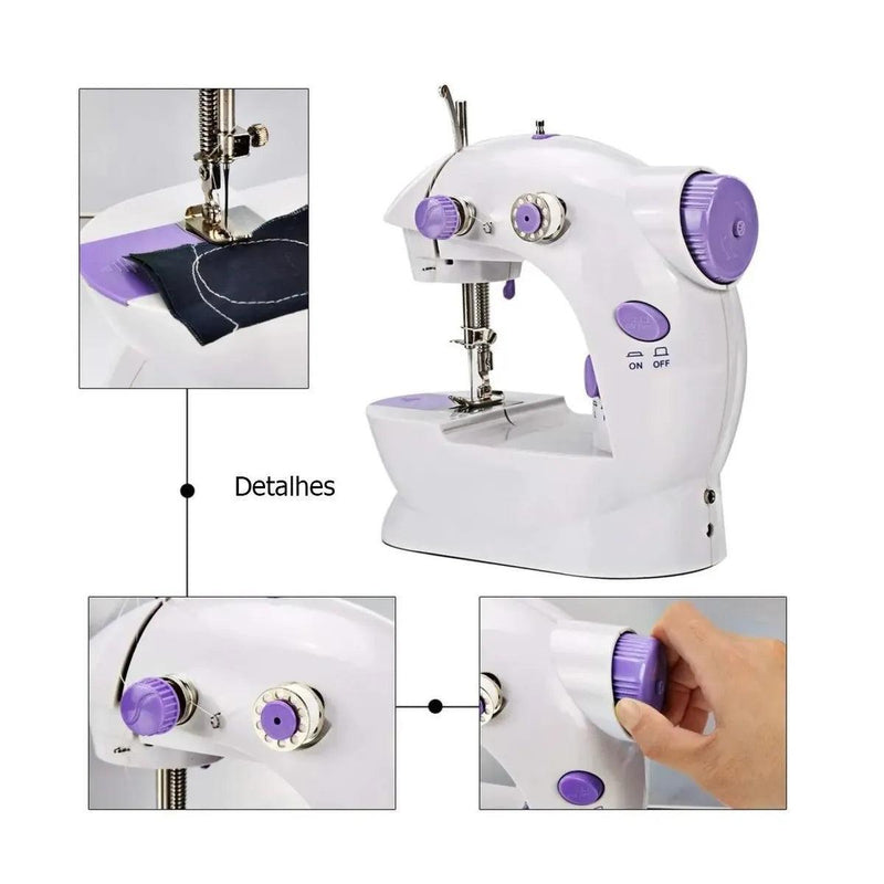 mini maquina de costura
maquina costura portátil