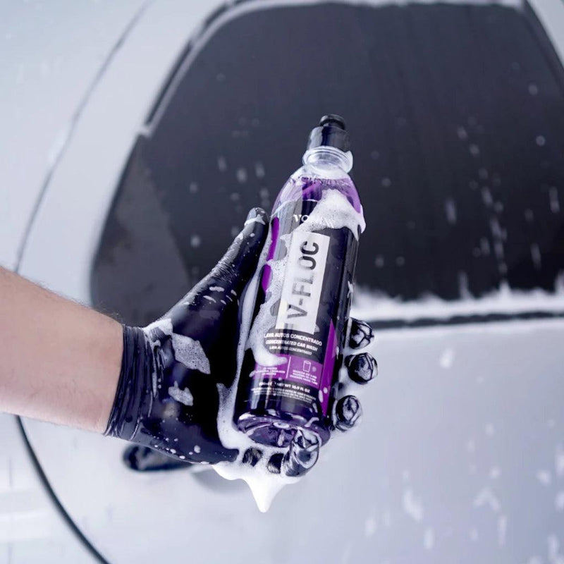 KIT SHAMPOO AUTOMOTIVO V-FLOC  REVITALIZADOR INTENSE VONIXX PRETINHO VINTEX