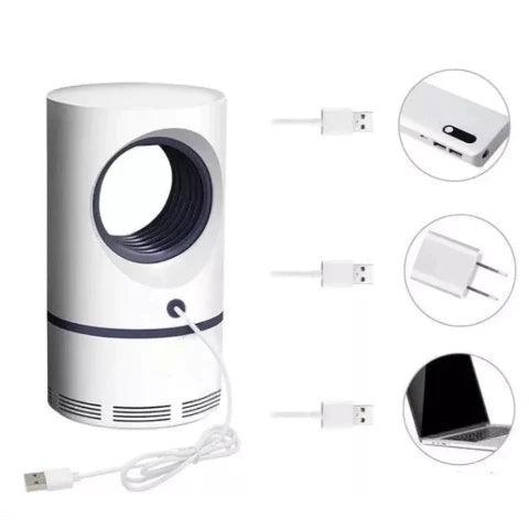 Mosquiteiro Elétrico USB LED Repelente Armadilha Mata Mosquito Moscas Luminária