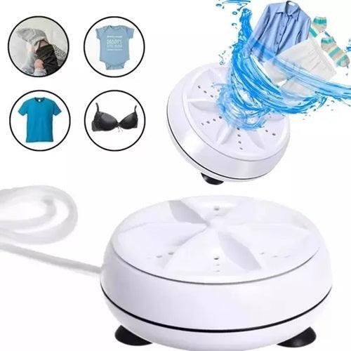 Mini Máquina de Lavar Roupas, Louças Panos  no Balde Portátil  Usb