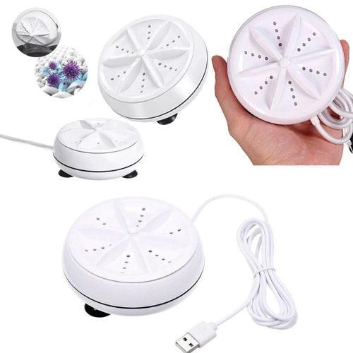 Mini Máquina de Lavar Roupas, Louças Panos  no Balde Portátil  Usb
