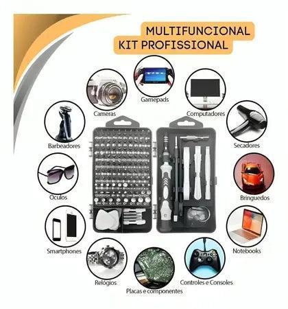 Kit 115 Peças  Mini Chaves de Precisão Para Celular Notebook Tablet