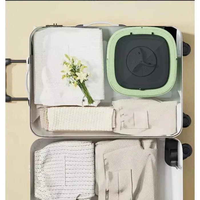Mini Máquina de Lavar Roupas com Centrifuga Dobrável e Portátil A Pronta Entrega
