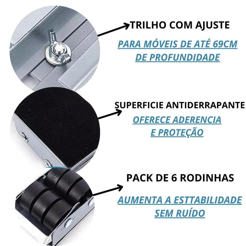 Base Com Rodinhas Para Arrastar Geladeira Fogão  Maquina De Lavar Qualidade