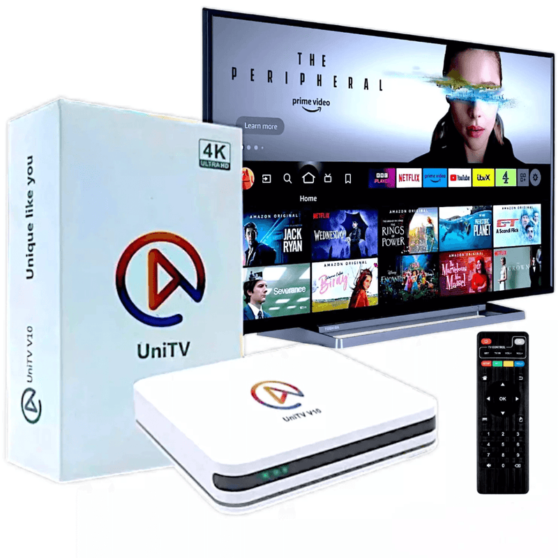 UNITV v10 Tv box Com Tudo Liberado Aparelho Sem Mensalidade Completo e Vitalício